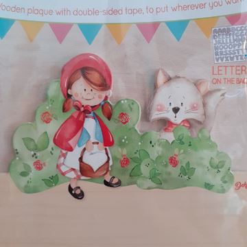 Picture of LITTLE RED RIDING HOOD NAMEPLATE